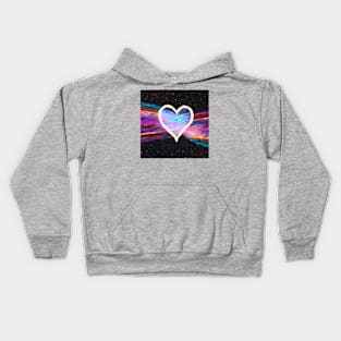 Space Heart Kids Hoodie